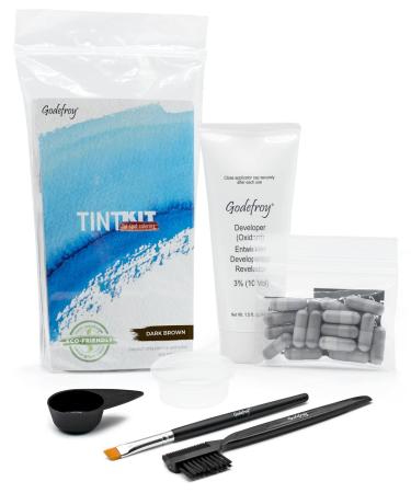 Godefroy Tint Kit for Spot Coloring, Dark Brown
