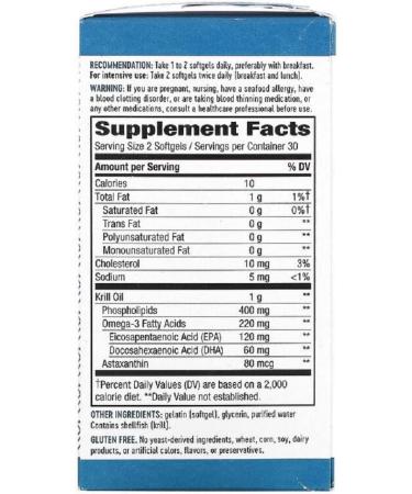 Nature's Way EfaGold Krill Oil 500 mg - 60 Softgels | Omega-3 & Antioxidants - Buy Online on GoSupps.com