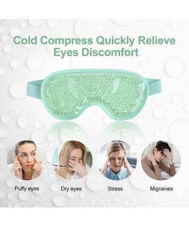 AMG UK Best Cooling Gel Eye Mask Eye Relief Puffy Eyes Hot & Cold Eye Therapy Migraine Hay Fever Sinus Pressure Dry Eyes Pinkeye Eye Pain. - Buy Online on GoSupps.com