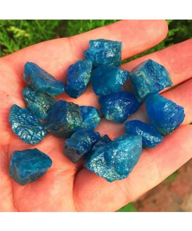 Natural Raw Blue Apatite Rough Stones Crystal Gravel Minerals and Stones Rough Gemstone Specimen Lucky Crystal Stone Crystal Reiki - Buy Online on GoSupps.com