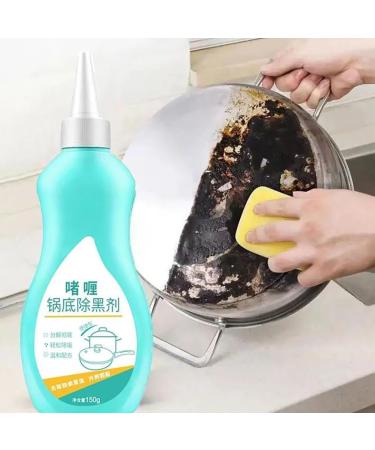 Magic Gel Cleaner for Pots and Pans Black Pot Bottom Cleaning Gel Professional Gel Cleaner for Pot Bottom Cleaner for Bottom of Pots and Pans Stainless Steel Cleaner (6Pcs) - Buy Online on GoSupps.com