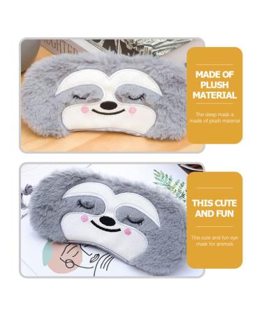 Beavorty Cartoon Blindfold Eye Mask - Cute Plush Satin Eye Masks for Sleeping | Ideal for Travel & Daily Use - Buy Online on GoSupps.com