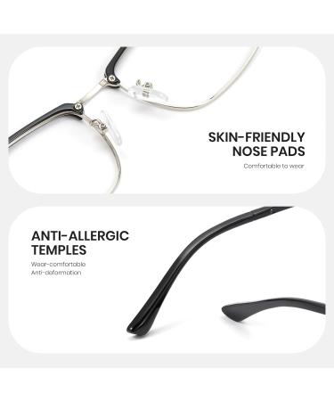 Cyxus Blue Light Filter Glasses - Prescription-Free Safety Glasses for Men & Women | Optimal Screen Protection & Gaming Eyewear - Buy Online on GoSupps.com
