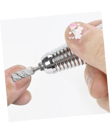 FOMIYES Tools Nail Grinding Heads Professional Drill Bits Manicure Drill Bits Cuticle Drill Bits for Nails Safety Bits for Nail Drill Nail Bit Portable Polishing Head Stainless Steel - Buy Online on GoSupps.com