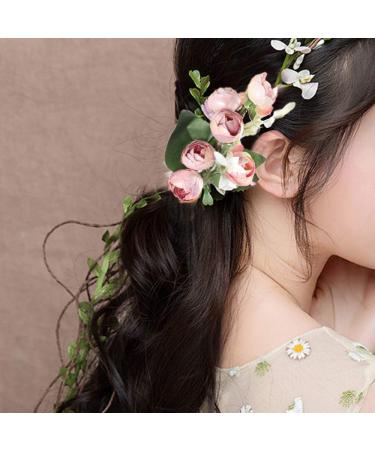 White Flower Crown Headband | Bridal Wedding Hair Accessories - Buy Online on GoSupps.com