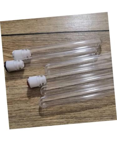 FOYTOKI 10pcs Hollow with Drill Mascara Tube and Brush Eye Gloss Dispenser Lip Gloss Tube Eyelash Woman 11x1.2cm Random Color - Buy Online on GoSupps.com