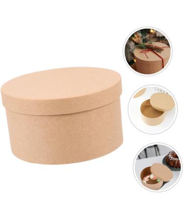 Alipis Box Dessert Containers with Lids Holder Perfume Carton Light Brown 12.5x12.5cm - Buy Online on GoSupps.com