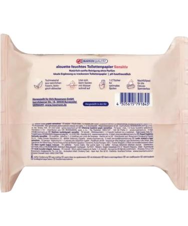 Alouette Classic Sensitive Wet Toilet Wipes - 70 Wipes x 3 Packs | Trusted International Shipping - Buy Online on GoSupps.com