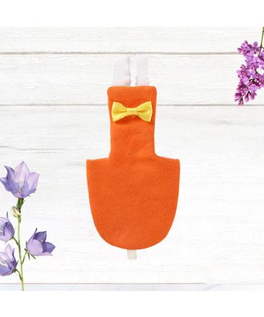 PopetPop 3-Set Bird Diapers | Premium Bird Clothing & Flight Suits for Pigeons | Adjustable & Comfortable Winter Wear | XS - Orange - Buy Online on GoSupps.com
