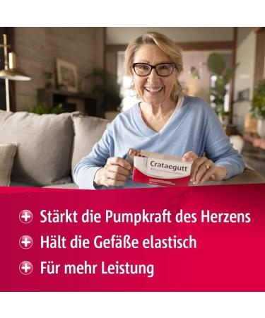 CRATAEGUT 450 mg - High Dose Cardiovascular Tablets | 100 Vegetable Tablets for Heart & Circulation Support - Buy Online on GoSupps.com