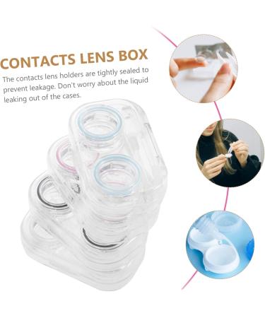 Homsfou 20-Piece Contact Lens Organizer Set | Glasses Case & Cleaning Tools for Contact Lenses Storage - Buy Online on GoSupps.com