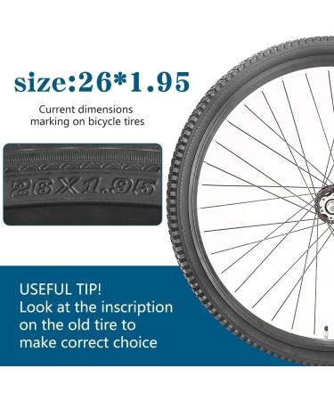 2 Pack Folding Replacement Bike Tires 24/26/27.5/29 X 1.95/2.125 Inch with Tire Levers - Mountain Bike MTB - Buy Online on GoSupps.com