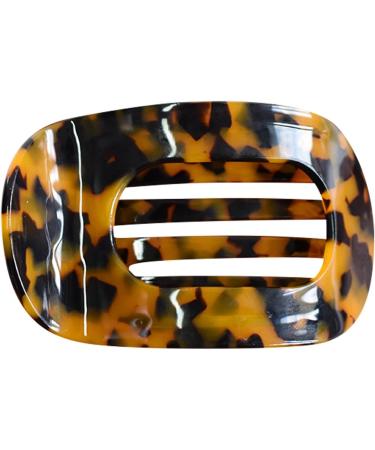 Fisssure Hair Claw - Flat Hair Claw Clamp Women Flat Hair Clips Jaw | Hair Accessories Hair Clips for Business Trip Dating Travel Pool Beach Tortoiseshell - Buy Online on GoSupps.com