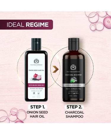 Onion Black Seed Oil for Organic Hair Growth & Fall Control - 100ml by The Man Company - Buy Online on GoSupps.com
