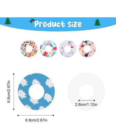 30 Sheets Sensor Covers for Libre 1/2 Waterproof Flower Theme Patches Sensor Case Stickers Accessories Compatible with Libre (5 Styles) - Buy Online on GoSupps.com