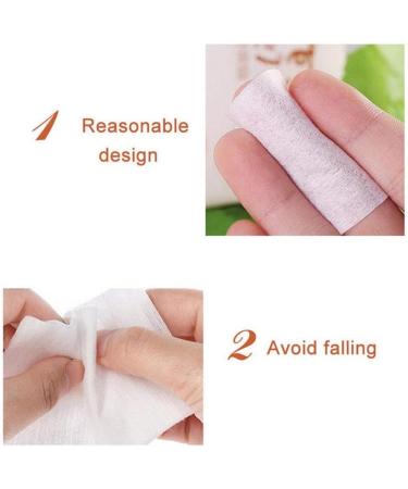 Portable Cleansing Cotton 1000 Pieces/Bag Facial Cleaning Paper Thin Cotton Pad Makeup Remover Cotton Three-layer Isolation Design Cotton Pad Soft Comfortable (Color : White) - Buy Online on GoSupps.com