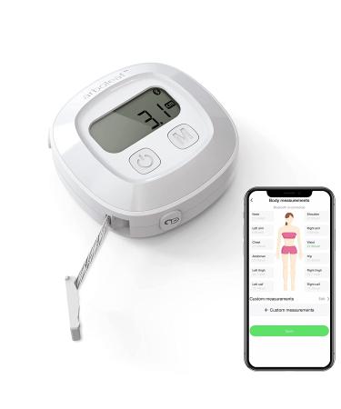 ArboleaF Smart body scope scale with app Bluetooth scale for body dimensions locking mechanism retractable body scale for weight loss size CM/inch - Buy Online on GoSupps.com
