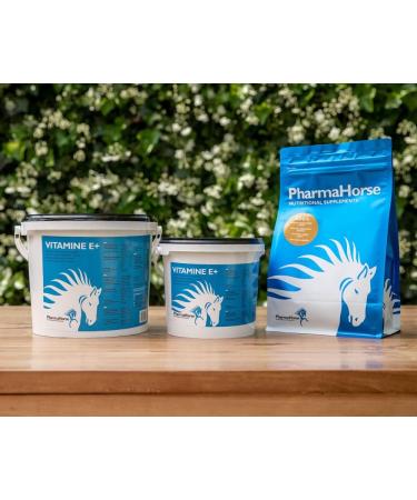 PharmaHorse Vitamin E+ | 100% Doping-Free Antioxidant | High Dosage 3000g | Boost Horse Health - Buy Online on GoSupps.com