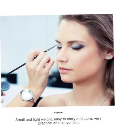 POPETPOP 10 Pcs Fine Eyeliner Brush Gel Eyeliner Pencil Lip Liner Brushs Lip Mask Brush The Brush Lip Makeup 18x0.4cmx2pcs Blackx2pcs - Buy Online on GoSupps.com