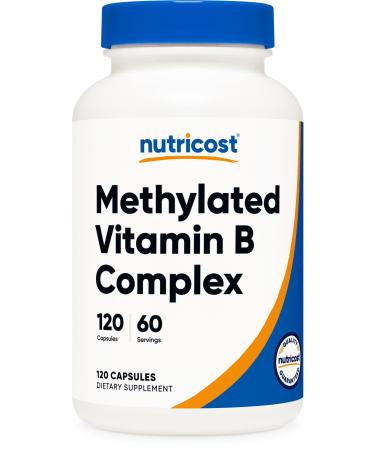 Nutricost Methylated Vitamin B Complex 120 Capsules - (60 Servings) Gluten-Free