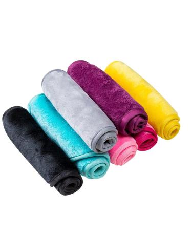 Microfiber Makeup Remover Cloth - Reusable Facial Cleansing Towel for Instant Makeup Removal (Burgundy) - Buy Online on GoSupps.com