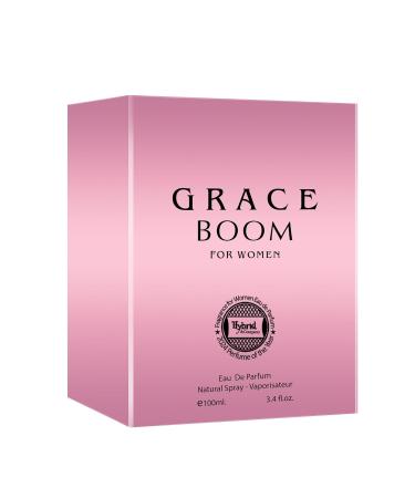 Hybrid & Company Women Grace Boom Eau De Parfum Natural Spray Vaporisateur 3.4 Fl Oz GRACE BOOM 3.4 Fl Oz (Pack of 1) - Buy Online on GoSupps.com