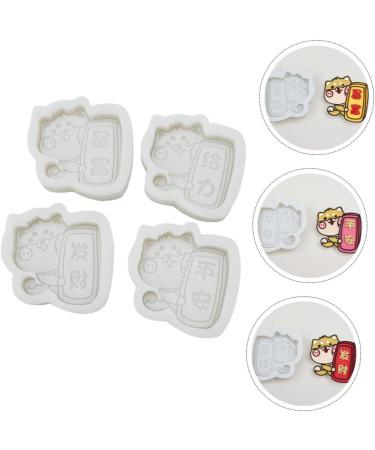 NUOBESTY 4 Pcs Shiba Inu Drawing Stencil Silicone Molds De Para Gelatinas Handmade Craft Mold Crystal Plaster - Buy Online on GoSupps.com