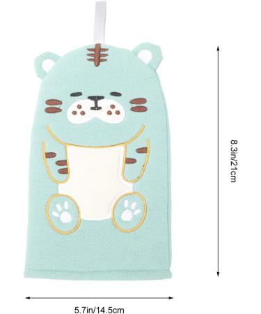 Lurrose 2pcs Baby Bath Mitt Puppet Washcloths - Kids Wash Gloves & Body Scrub Loofah Sponge Set - Buy Online on GoSupps.com