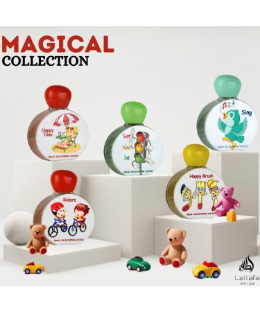 LATTAFA Happy Brush Happy Time Stop Wait Go Riders Sing For Kids EDP Sprays 75ML (2.5 OZ) Pride | Fresh Sweet & Fun Scents For Happy Playful Moments. (MAGICAL COLLECTION) Fruity Floral Vanilla Caramel Musky - Buy Online on GoSupps.com