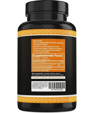 Prodigy Life DHM Liver Detox Supplement with Milk Thistle Extract 400mg - 30ct - Buy Online on GoSupps.com