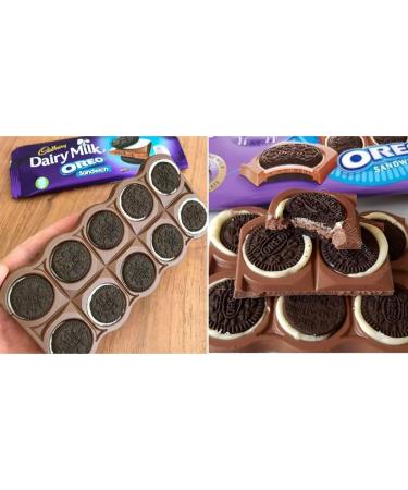 4 x Mixed Oreo White & Oreo Sandwich Chocolate Bars With Gift Box - Buy Online on GoSupps.com