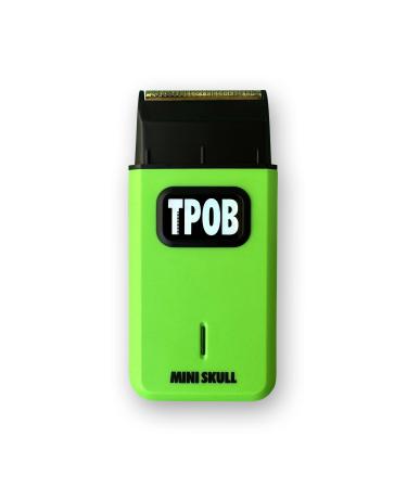 TPOB Mini Skull Single Shaver Compact Design That can fit in Your Pocket with a Turbo Charged Motor Perfect for Both Professional and at-Home use (Slime)