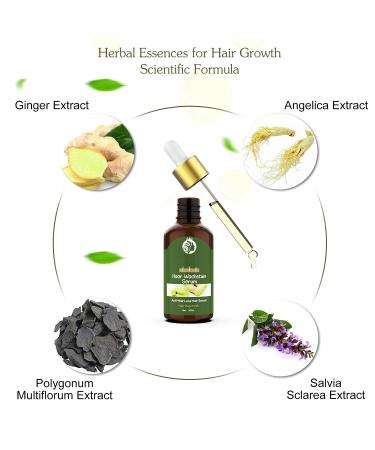 Hair Growth Serum for Men & Women - Anti-Hair Loss Accelerates Growth Fuller & Thicker Hair - Buy Online on GoSupps.com