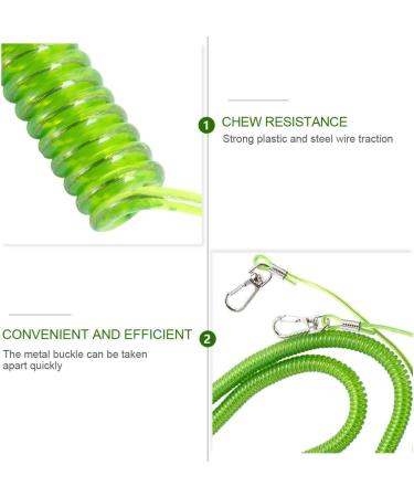BESPORTBLE 3 Pcs 15 Bird Leash Parakeet Harness Bunny Leash Bunny Harness Cockatiel Leash Cockatiel Harness Size 5x3pcs As Shownx3pcs - Buy Online on GoSupps.com