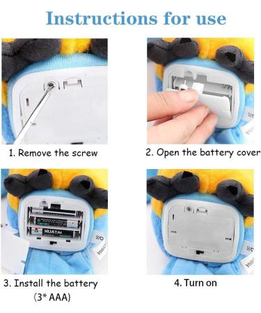 Talking Parrot Repeat Electronic Mimicry Pet Plush Toy - Green - Buy Online on GoSupps.com