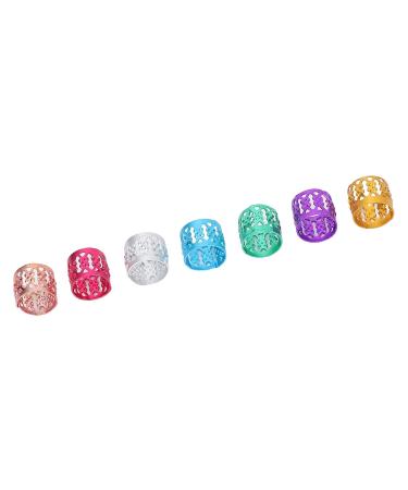 100PC Dreadlocks Pearls - Colorful Aluminum Hair Braid Decorations & Jewelry Accessories for Stylish Hairstyles - Buy Online on GoSupps.com