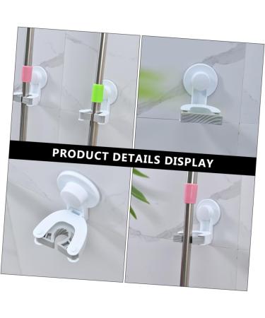 Mobestech Self-Adhesive Mop Clip Hook - No Punch Broom Organizer & Gripper - White Plastic Holder for Easy Storage | International Shipping Available - Buy Online on GoSupps.com
