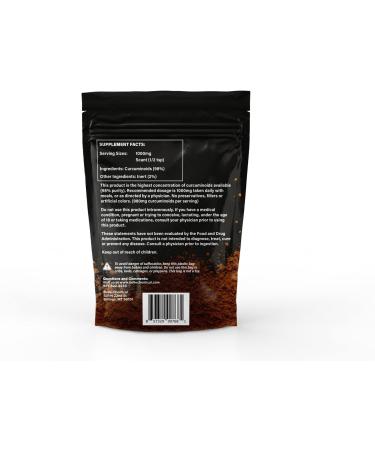 98% Pure Curcumin Powder - 100g | High Potency Curcuminoids Supplement - Buy Online on GoSupps.com