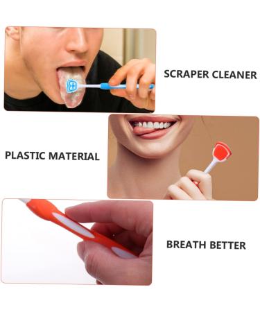 Buy Gatuida 12 Pcs Tongue Cleaning Brush Set - Fresh Breath & Oral Care - Baby & Adult Tongue Scrapers - 3 Colors - 19.5x3x0.6cm - Buy Online on GoSupps.com