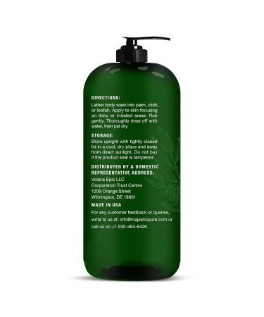 Majestic Pure Tea Tree Body Wash - Formulated to Combat Dry Flaky Skin - Soothes Nourishes and Moisturizes Irritated Chapped Problem Skin Areas - (Packaging may Vary) -16 fl. oz. - Buy Online on GoSupps.com
