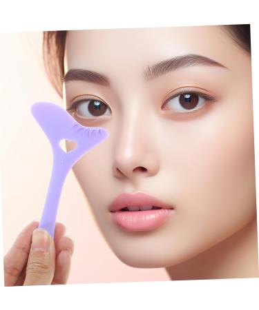 DRESSOOS Eyeliner Stencils Eyeliner Stamp Eyeshadow Applicators Eyeliner Pencil Eyelash Stencil Eyelashes Protection 12.00X6.00X0.50CM Purple - Buy Online on GoSupps.com