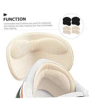 Healeved 4 Pairs Foot Cushions for Heels - Self-Adhesive Comfort Pads for Women Anti-Drop Inserts 10x6cm - International Shipping Available - Buy Online on GoSupps.com