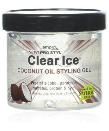 Ampro Pro Styl Clear Ice Coconut Oil Styling Gel  12 oz - Buy Online on GoSupps.com