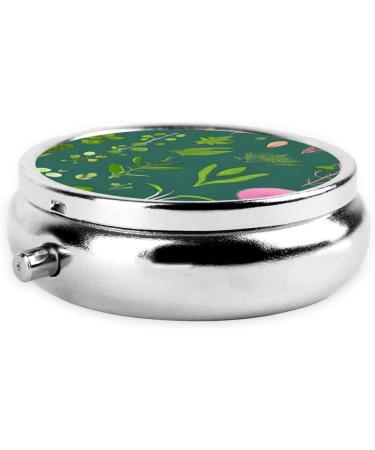 Shop Portable 3-Compartment Round Pill Box Organizer - Perfect for Travel | Flowers and Plants - Buy Online on GoSupps.com