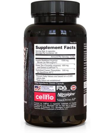 Buy Apollon Bloody Hell - 3 Stage Pump & Nitric Oxide Maximizer | Nitrosigine VasoDrive-AP CellFlow6 | 80 Capsules - International Shipping Available - Buy Online on GoSupps.com