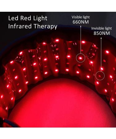 ADVASUN LED Red Light Belt - Flexible Wearable Deep Red 660nm and Near Infrared 850nm Pad with Timer - Back Shoulder Joints Muscle Waist - 2 Wavelengths (Blue-105pcs) - Buy Online on GoSupps.com