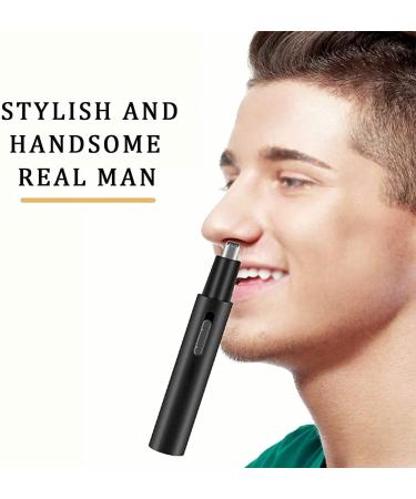USB Rechargeable Nose Hair Trimmer - 360 Electric Facial & Eyebrow Hair Remover for Men & Women - Perfect for Travel & Commuting - Buy Online on GoSupps.com