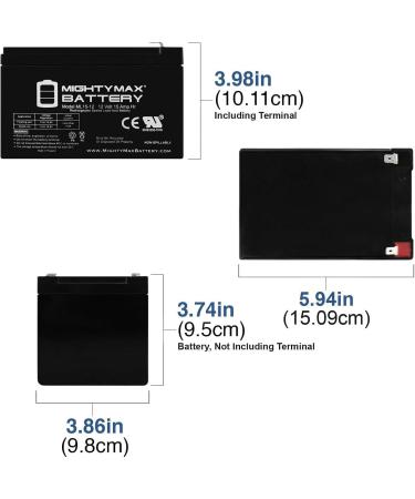Mighty Max Battery 12V 15AH F2 Replacement for Long Way LW-6FM14EVX LW-6FM14 - Durable Reliable International Shipping - Buy Online on GoSupps.com