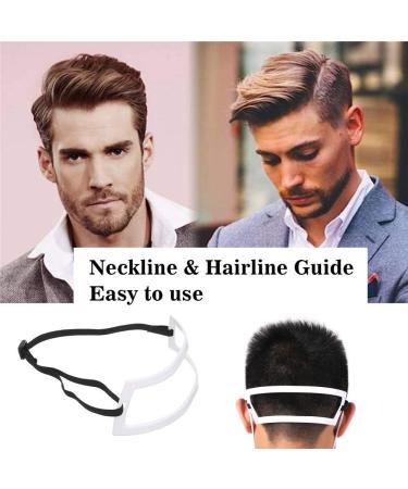 IUAQDP 2 Pieces Hairline Shaping Neckline Shaving Template Guide Neck Hair Shaving Template Beard Shaping Tool - Buy Online on GoSupps.com