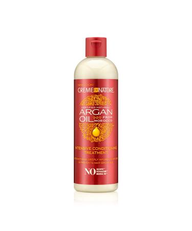 Argan Oil for Hair  Intensive Conditioning Treatment by Creme of Nature  Argan Oil of Morocco  Moisturizing Hair Care  12 Fl Oz